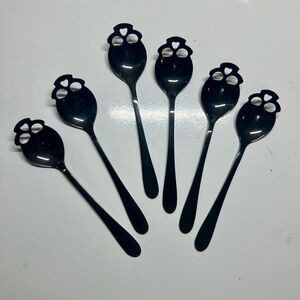 3/$20 💜 SKULL SPOONS 💀 Coffee Tea Dessert Goth Cutlery Kitchen Decor Set